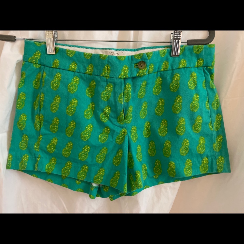 Jcrew Pineapple shorts.